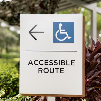 accesible signage